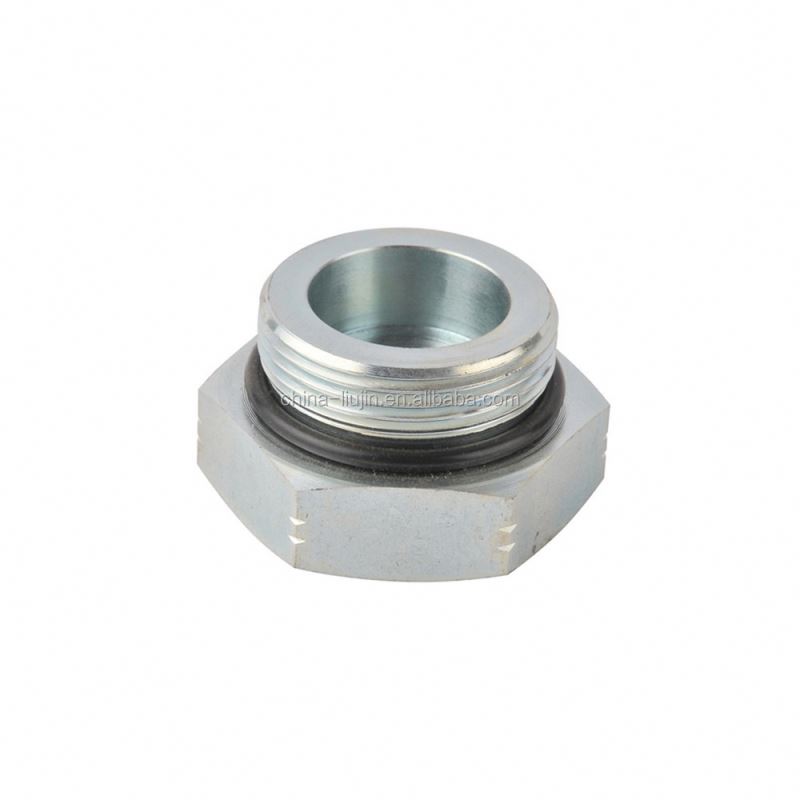 hydraulic adapter metric male o-ring plug