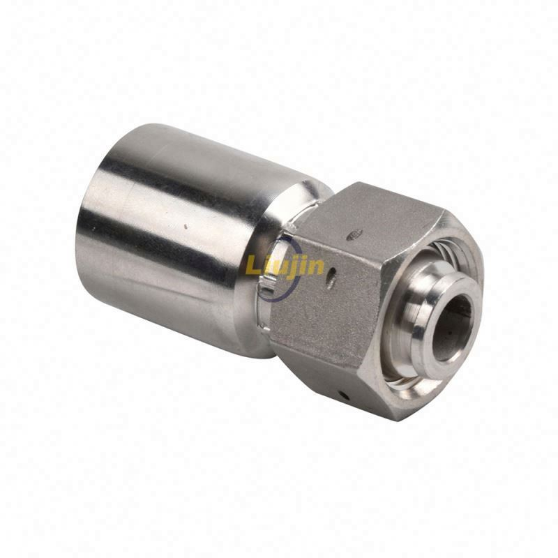 Hydraulic adapters manufacture custom reusable hydraulic hose fittings