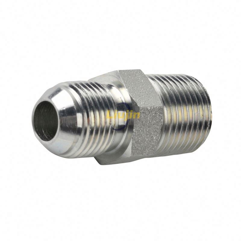 Factory direct reusable hydraulic hose fittings hydraulic fitting for pipe