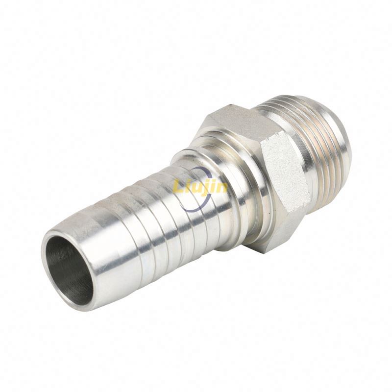 Stainless steel hydraulic hose fittings professional manufacture custom hydraulic fitting