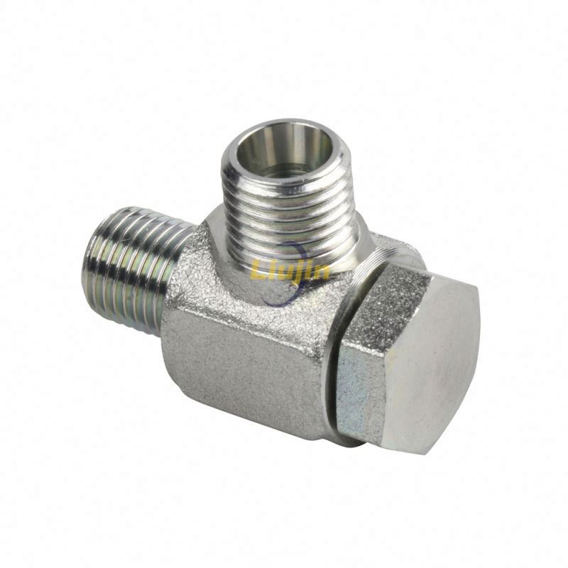Hydraulic adapters professional manufacture custom metric reusable hydraulic hose fittings