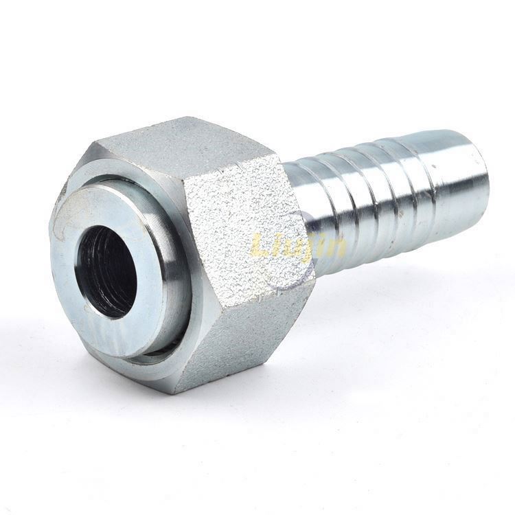 Female flat seat hydraulic adapter stainless steel hydraulic fittings