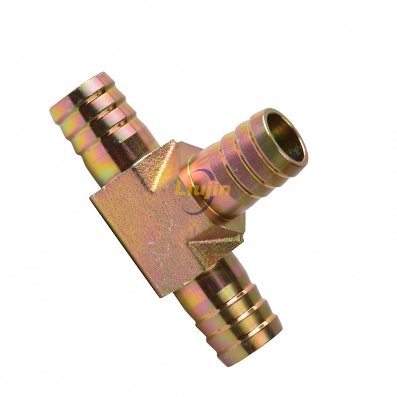 Hydraulic tees adapter fully stocked wholesale hydraulic fitting for pipe