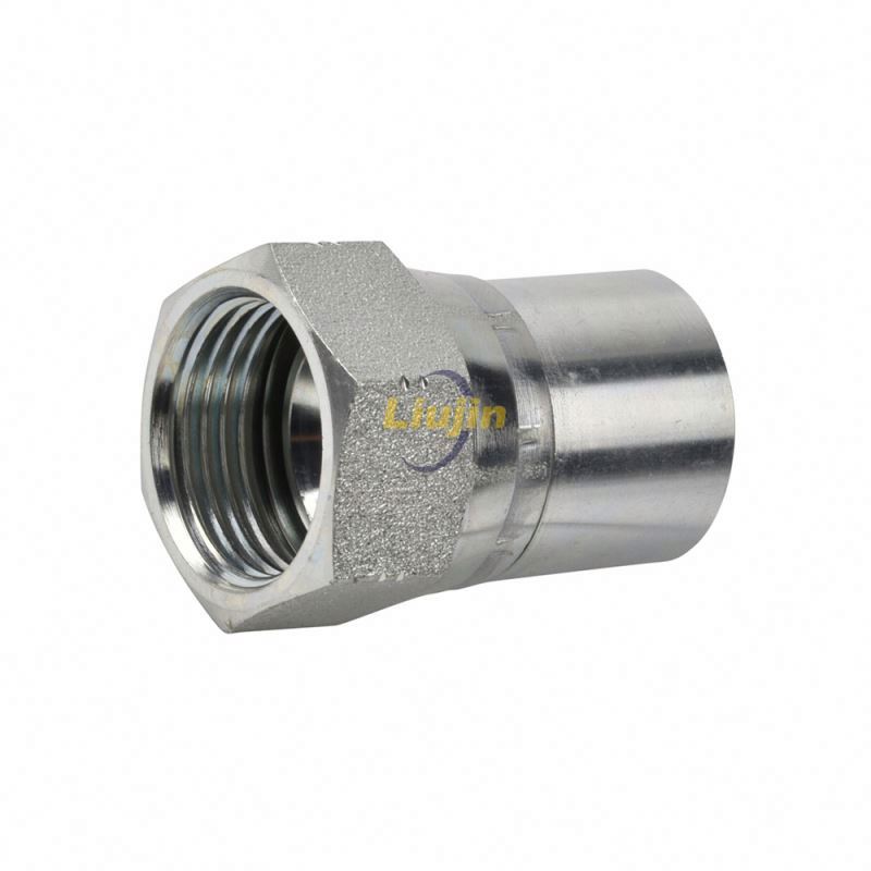 Fitting manufacturer factory direct supply carbon steel high quality hydraulic adapter