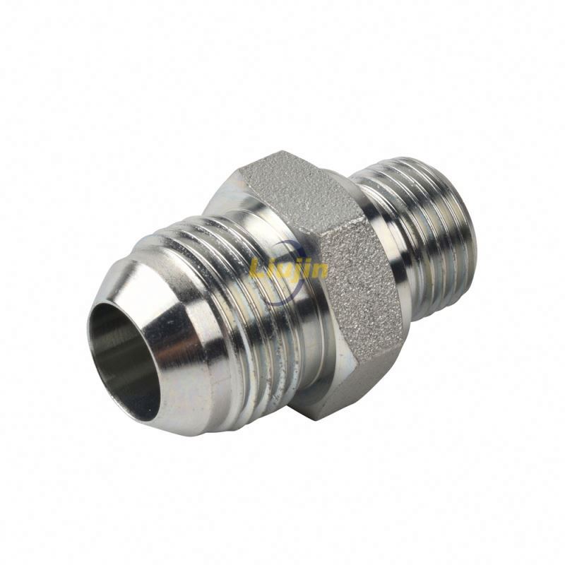 Factory supply steel pipe fitting hydraulic connector fittings
