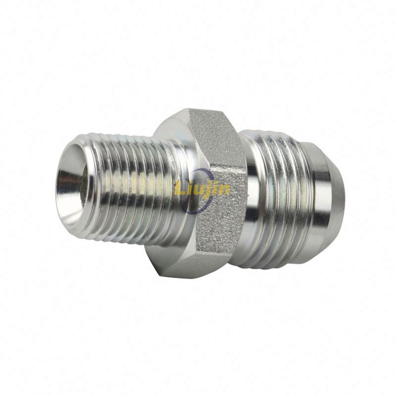 China professional carbon steel pipe fittings high pressure hydraulic fitting