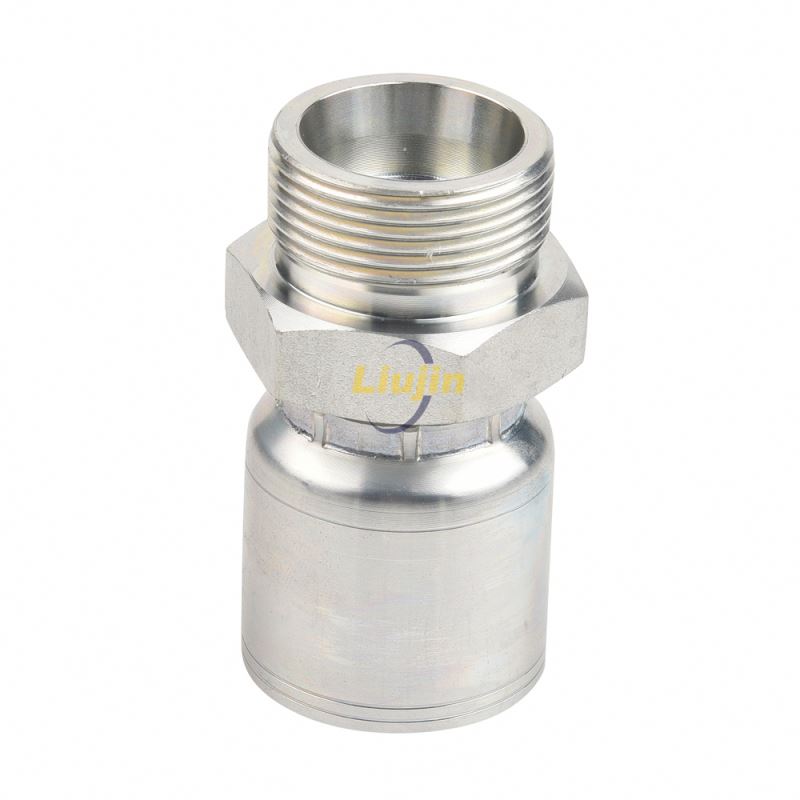Hydraulic hose fitting professional best price one piece crimp fitting