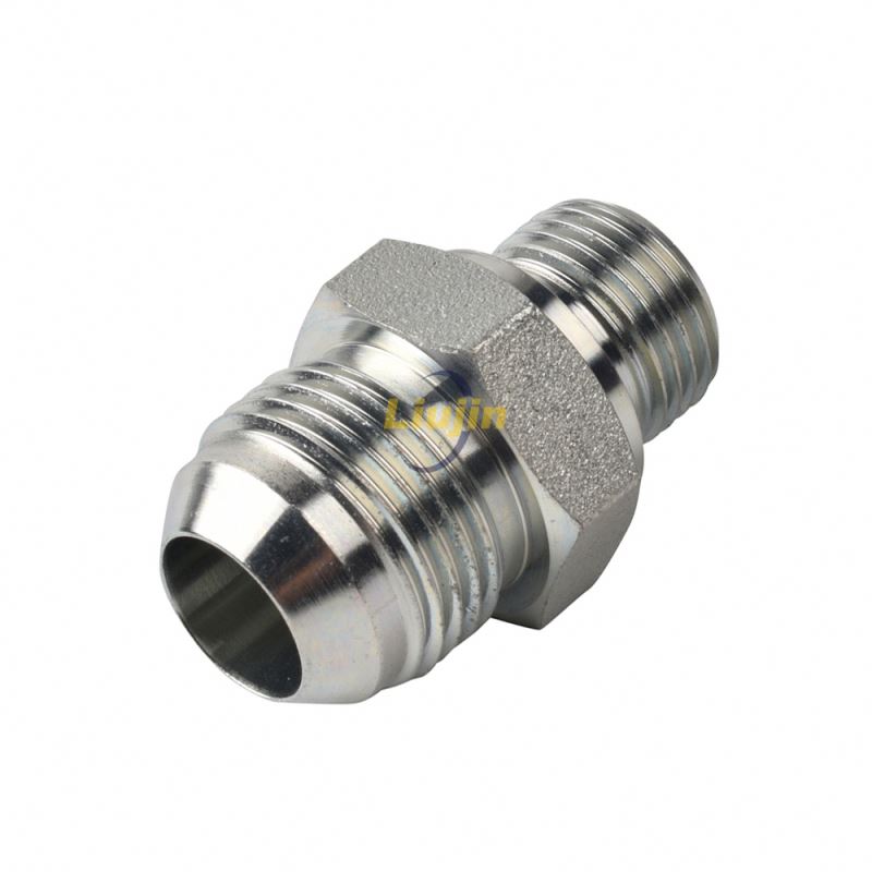 Hydraulic fittings adapters factory supply high pressure hydraulic adapter