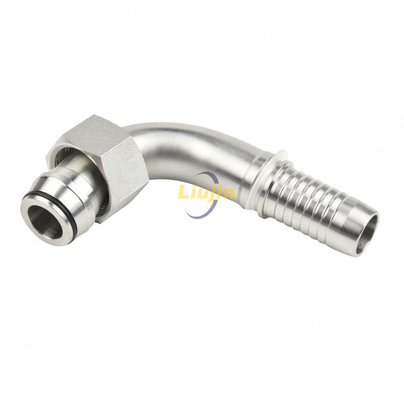 Hydraulic hose fittings suppliers china wholesale custom stainless fitting