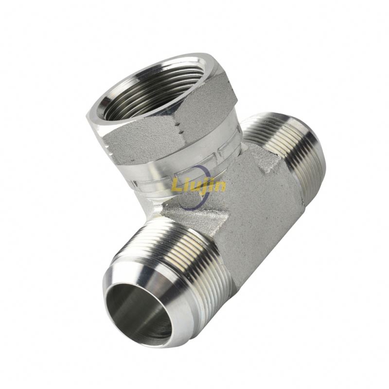 BJ-08 pipe fitting tee parts hydraulic adapter hydraulic connection fittings