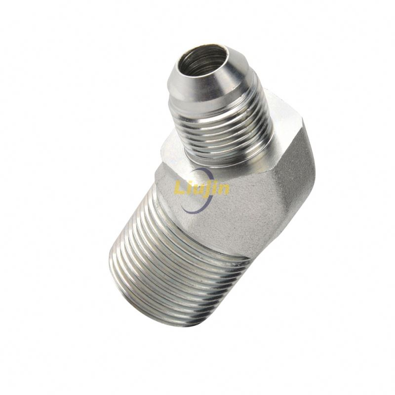 Professional manufacture custom female flat seat hydraulic adapter hydraulic stainless steel tube fitting