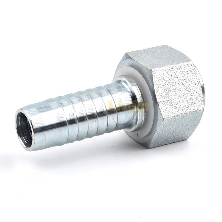 Female swaged hose fitting stainless steel hydraulic fittings
