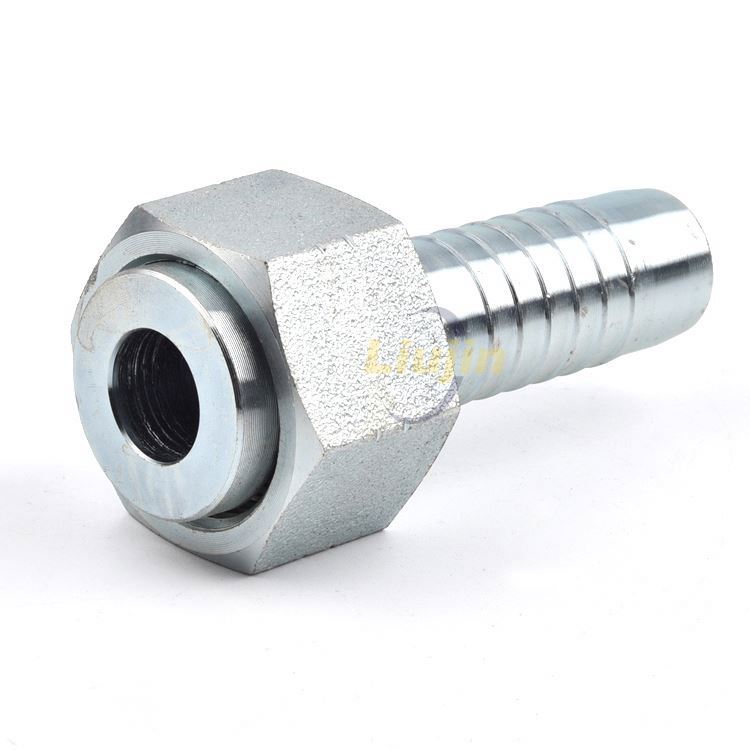 Hydraulic hose fittings crimp stainless steel hydraulic fittings