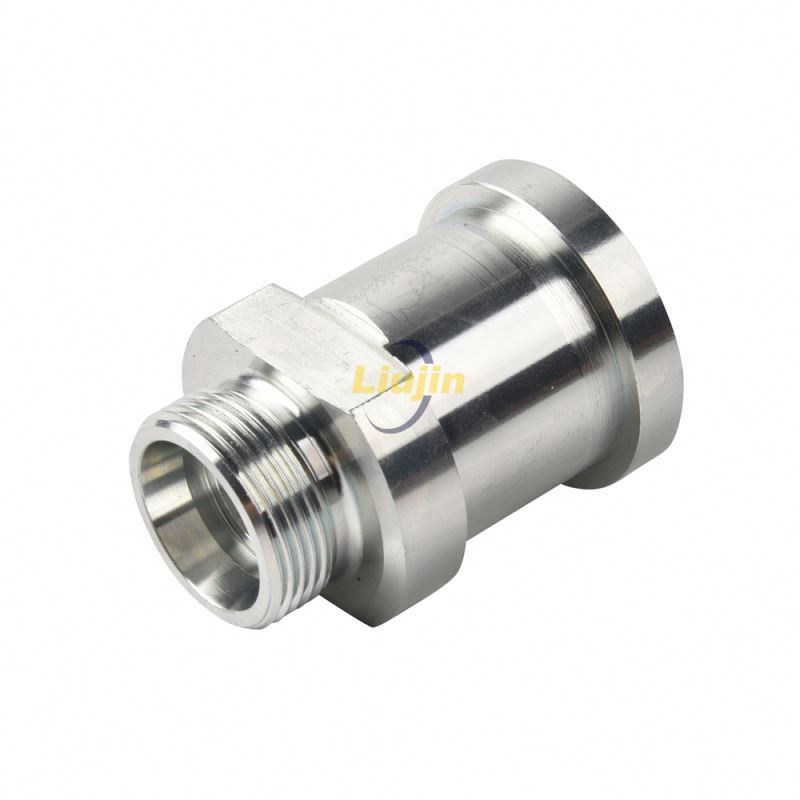 Wholesale stainless steel metric thread hydraulic manufacture good quality custom hydraulic adapter fittings
