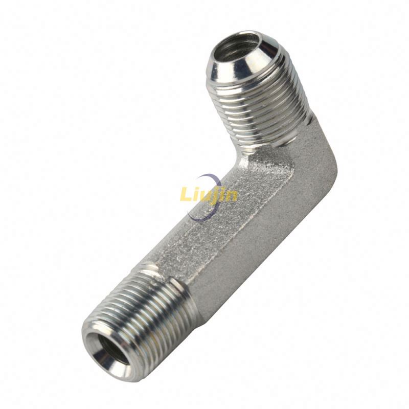 Manufacture custom carbon steel high quality hydraulic adapter tube hydraulic fitting