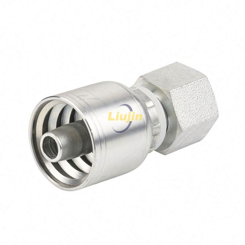 Hydraulic pipe fitting factory direct supply one piece hydraulic hose fitting