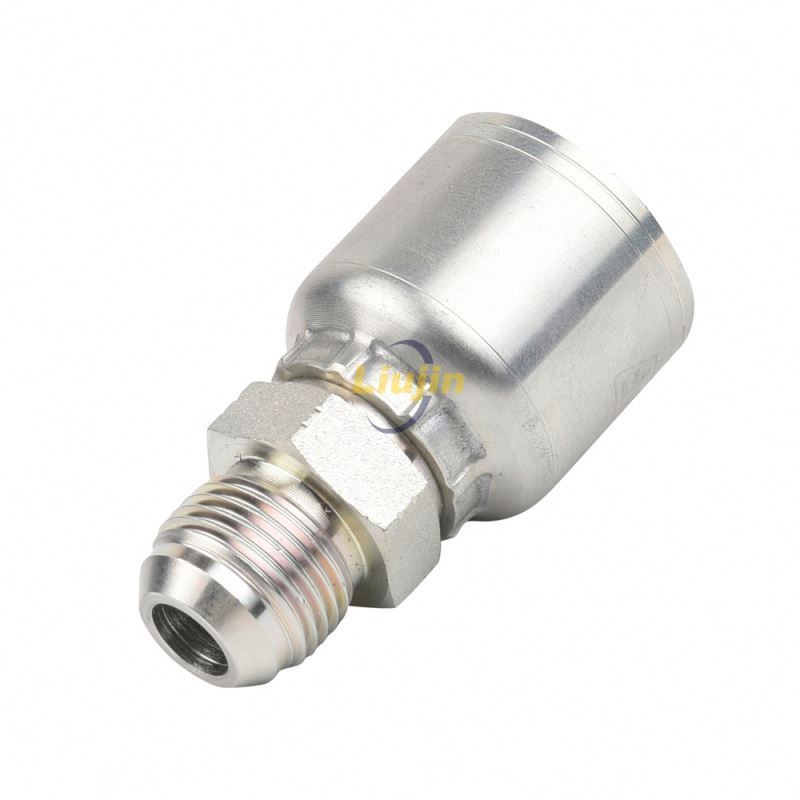 One piece fitting customize hydraulic one piece crimp fitting