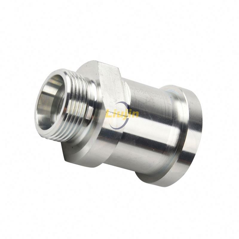 Wholesale stainless steel metric thread hydraulic manufacture good quality custom hydraulic adapter fittings