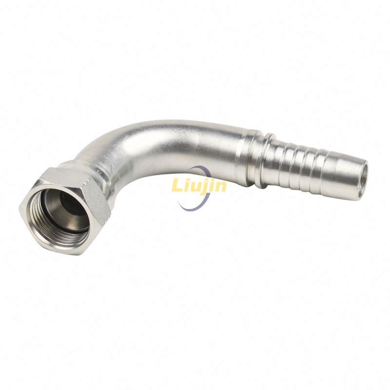 Carbon steel material fitting hydraulic connection types industrial hose fitting
