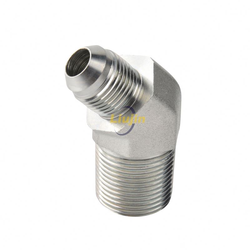 Professional manufacture custom female flat seat hydraulic adapter hydraulic stainless steel tube fitting