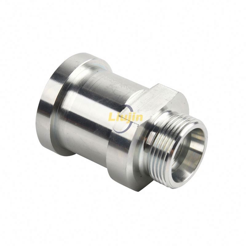 Wholesale stainless steel metric thread hydraulic manufacture good quality custom hydraulic adapter fittings