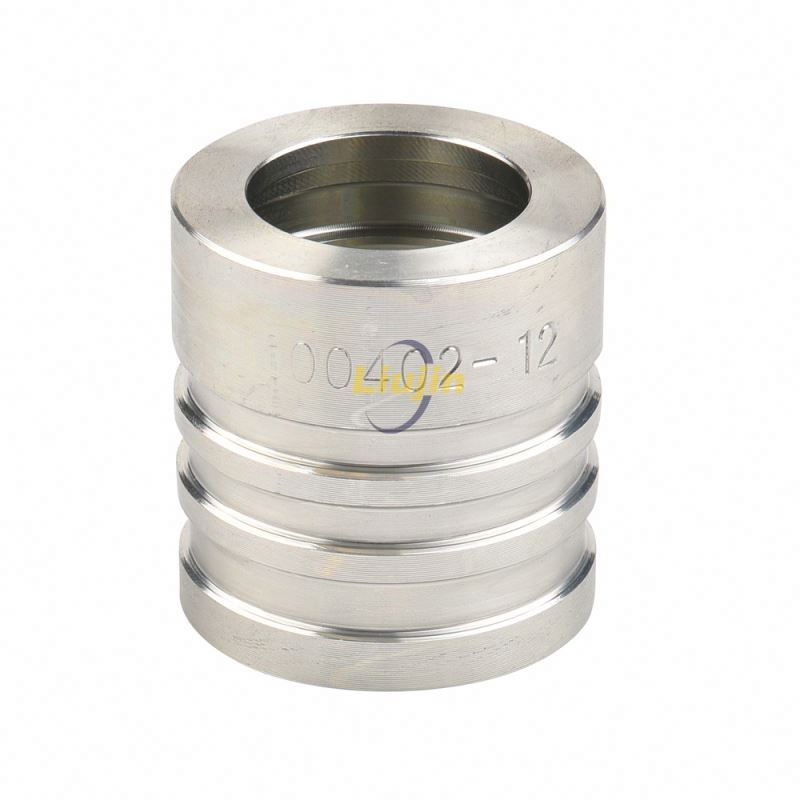 China professional cost effective hydraulic crimp fittings for hose ferrule connector