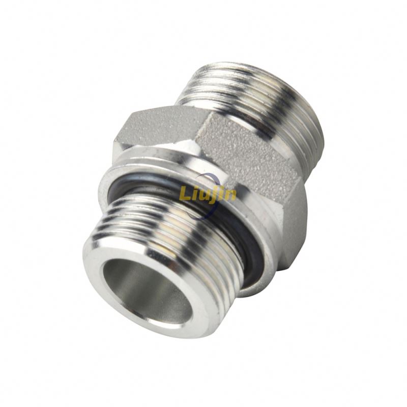 Stainless steel tube fitting hydraulic metric fitting connector fittings