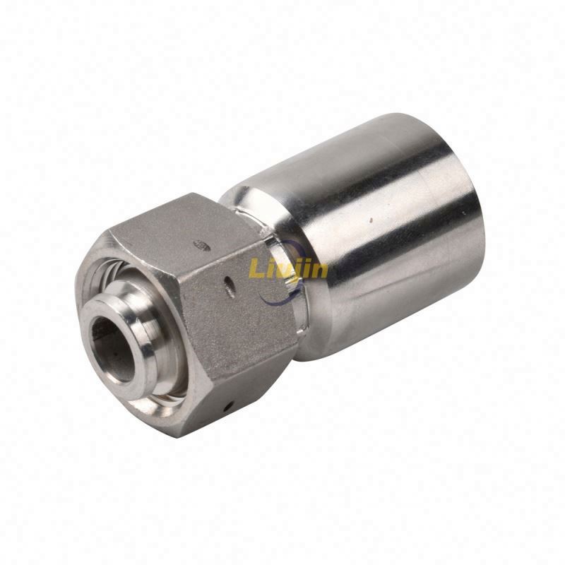 Hydraulic adapters manufacture custom reusable hydraulic hose fittings