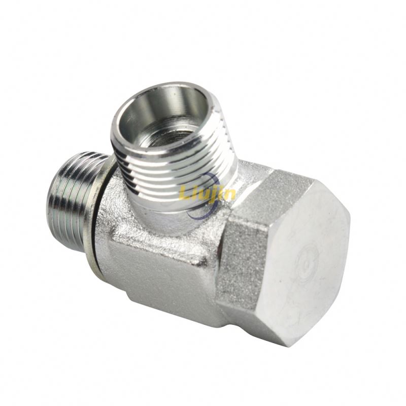 Metric hydraulic hose fittings pipe connector fittings hydraulic adapters